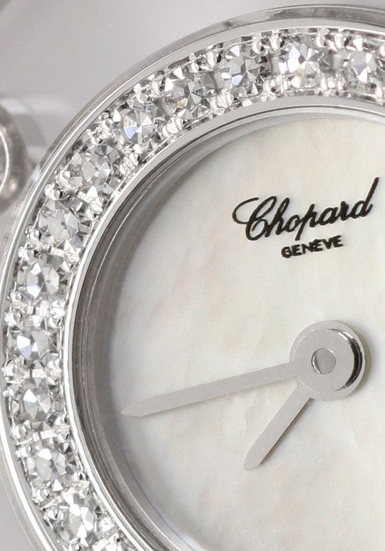 Foto 3 - Chopard Happy Diamonds Safire Weißgold DamenArmbanduhr, U2038